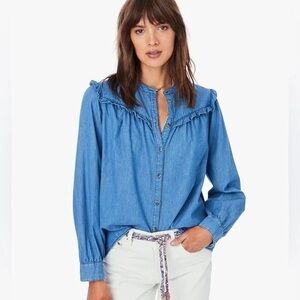 XiRENA / Ryann Shirt in Blue Stone
